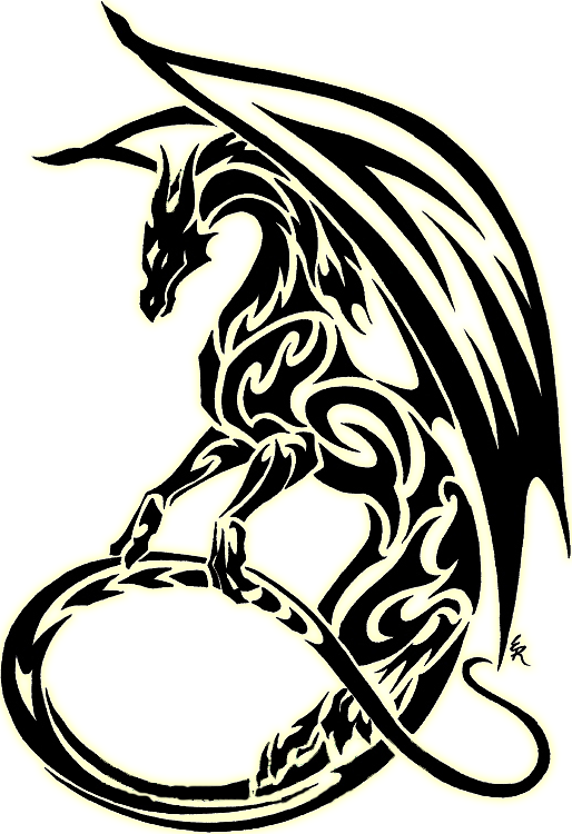 Tribal Dragon Png - ClipArt Best