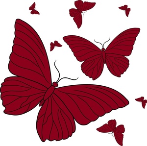 Pictures Of Red Butterflies - ClipArt Best