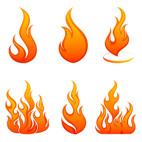 Elements of Vivid flame vector Icon 02 - Vector Icons free download