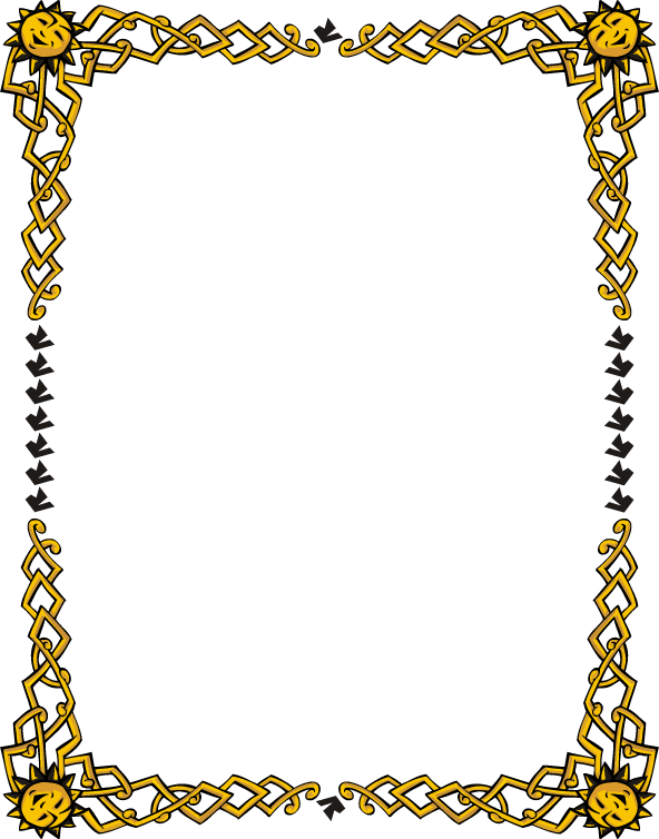 Religious Page Borders Clipart