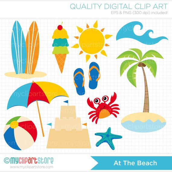 Summer Clipart | Digital Papers ...