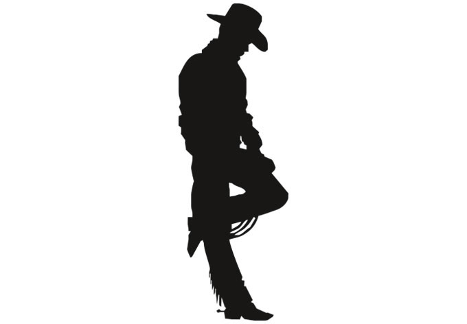 Cowboy Silhouette | Free Download Clip Art | Free Clip Art | on ...