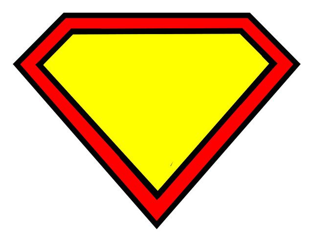 Blank Superman Logo