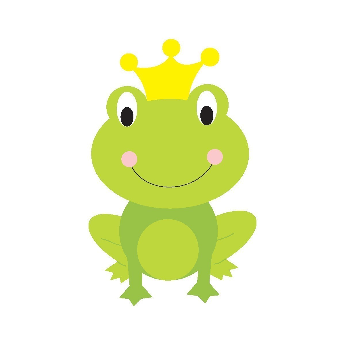 Prince frog clipart