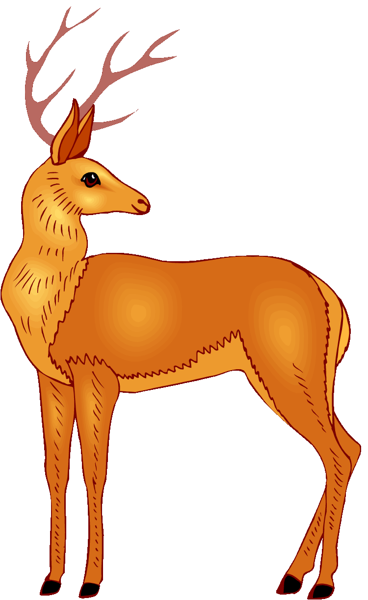 Deer clip art vector