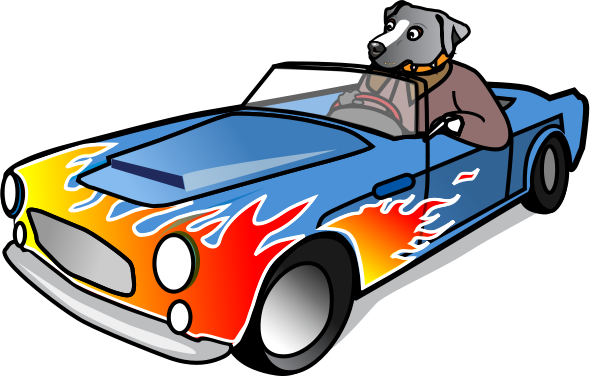 free clipart driving car - photo #33