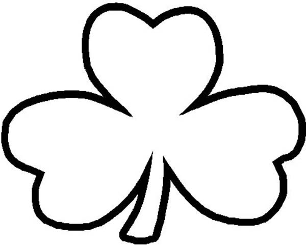 clip art 3 leaf clover - photo #38