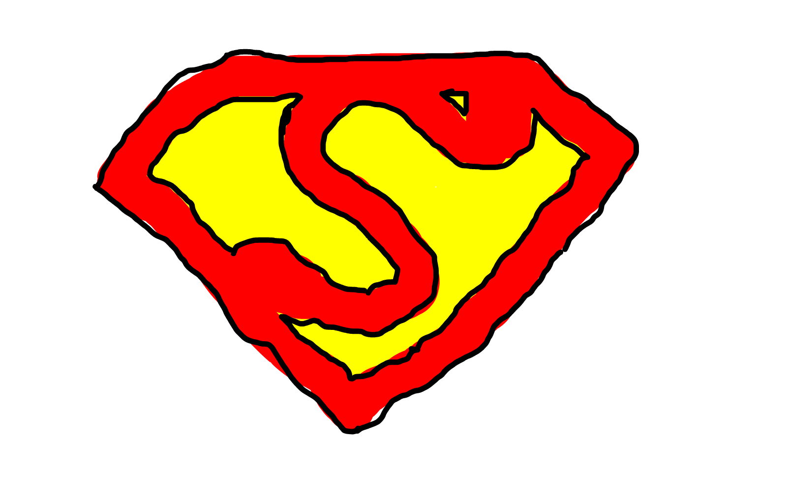 How To Draw The Superman Symbol - ClipArt Best