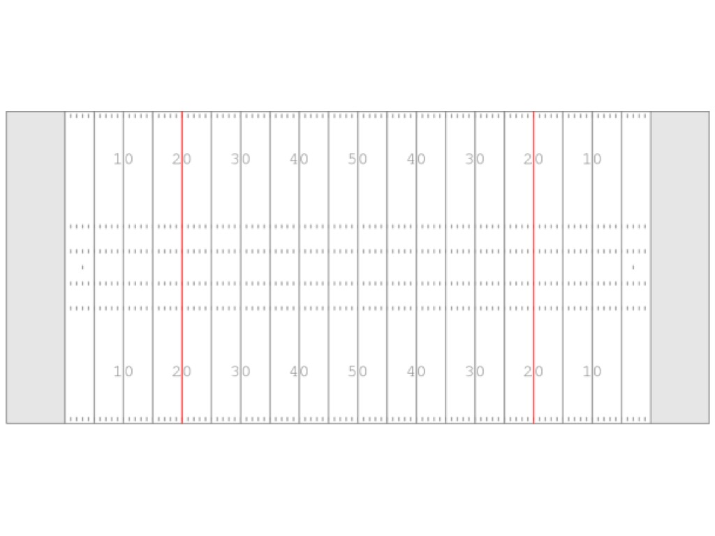 Football Field Outline - ClipArt Best In Blank Football Field Template