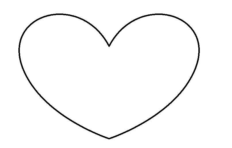 Heart Stencils To Print - ClipArt Best