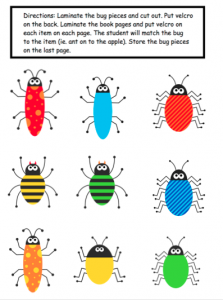 What's Bugging You? Color Matching Edition | The Autism Helper