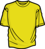Yellow Shirt - vector clip art online, royalty free & public domain