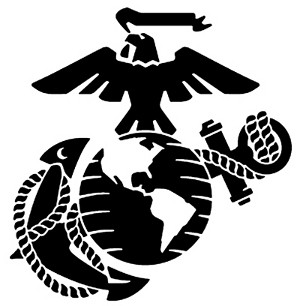 USMC Marine Corp Emblem Truck Decal