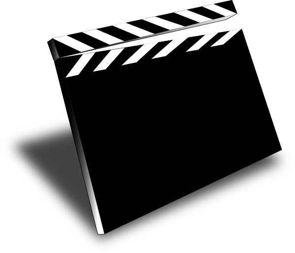 Clapper Movie Clip Art - vector clip art online ...