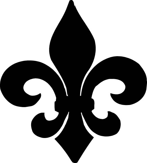 free clip art fleur de lis borders - photo #41