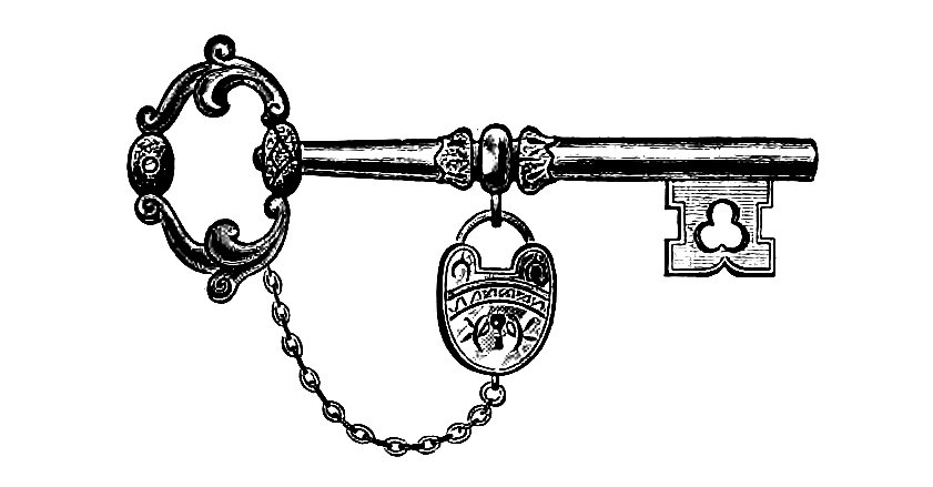 antique key clip art free - photo #1