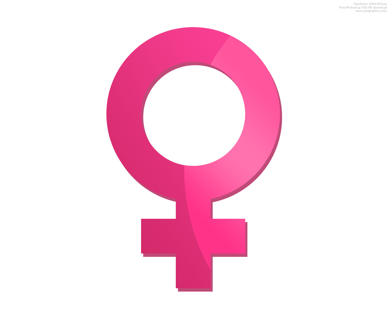 Male and female signs | PSDGraphics