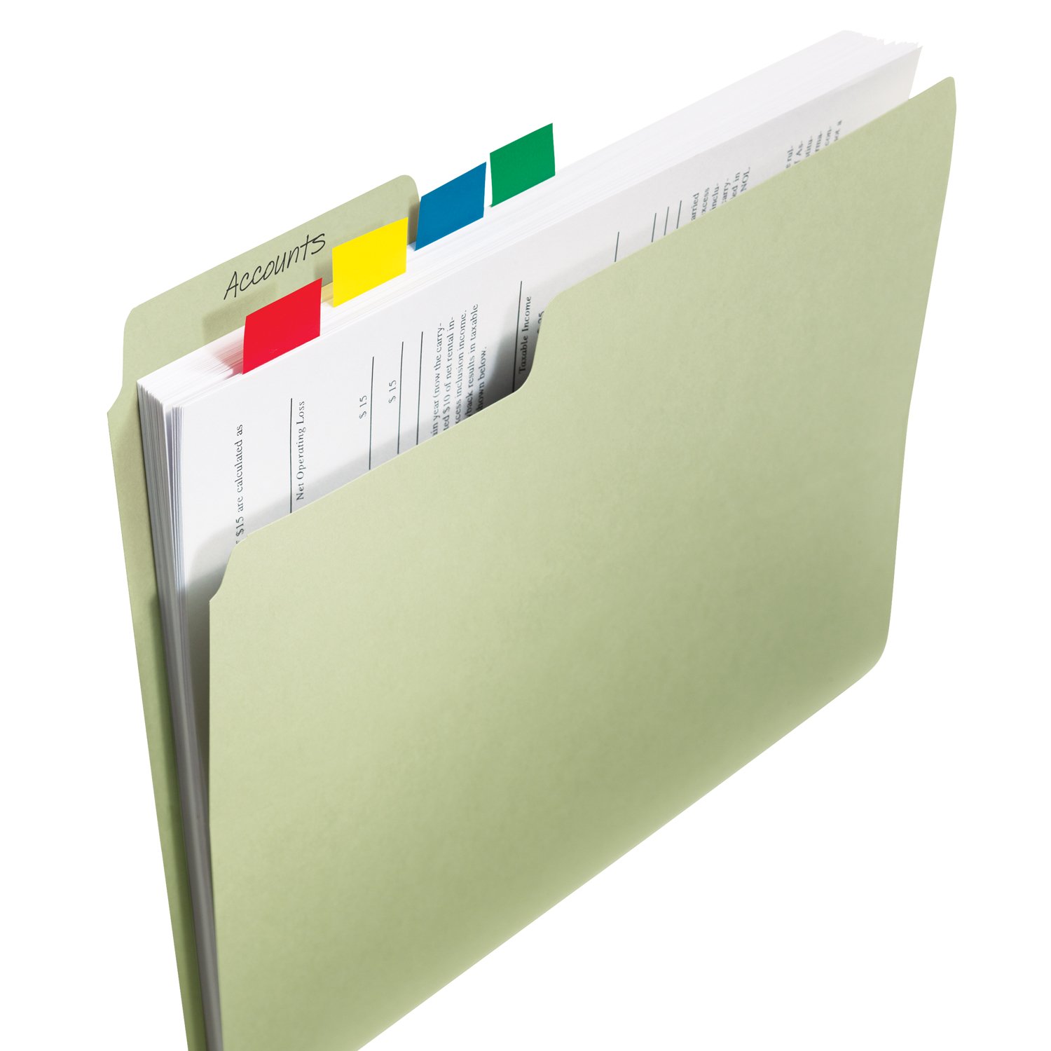 Post-it Flags, Green, 1-Inch Wide, 50/Dispenser, 2-Dispensers/Pack ...