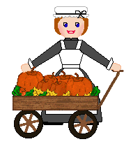 Thanksgiving clip art of pilgrim boys and girls and turkey ...