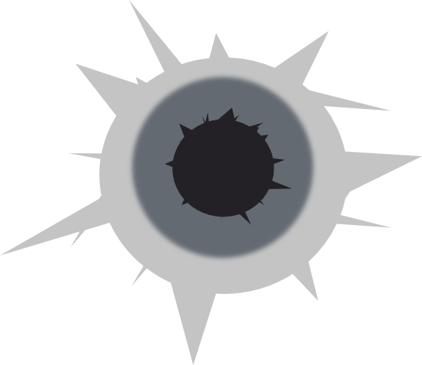 Bullet Hole Clip Art Vector Online Royalty Free And Public