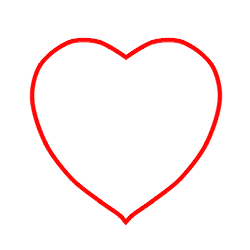 Drawing cartoon hearts