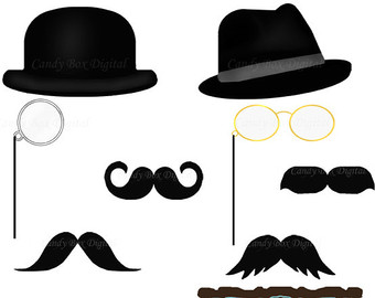 2,253 views mustache clip art