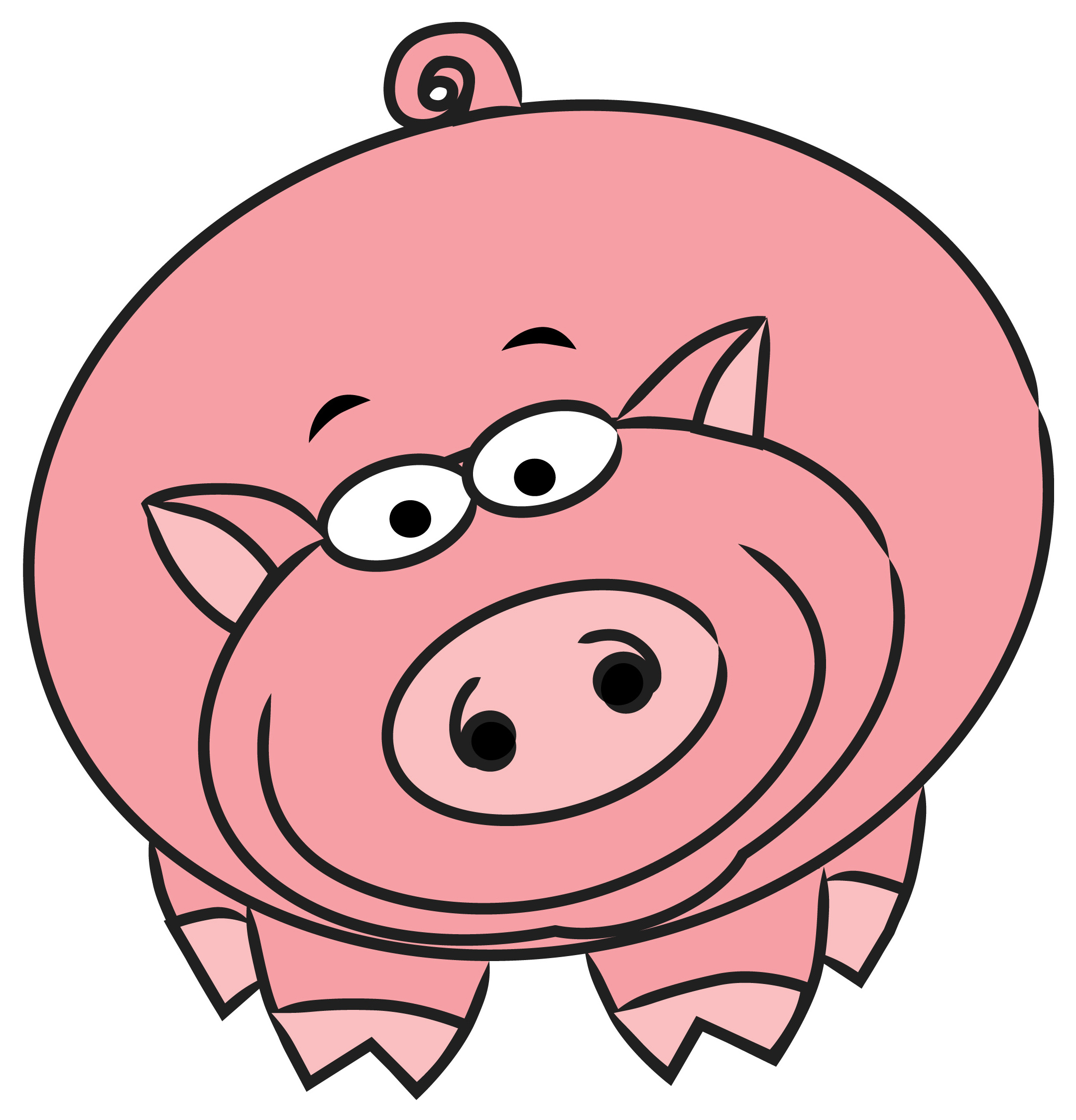 free clipart animated pig - photo #50
