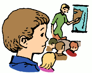 Free School Classroom Clipart - Public Domain School Classroom ...