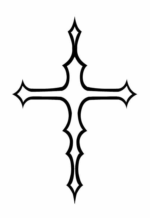 Simple Tribal Cross Tattoos | Tattoos Design Ideas