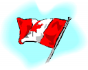Royalty Free Canada Flag Clipart
