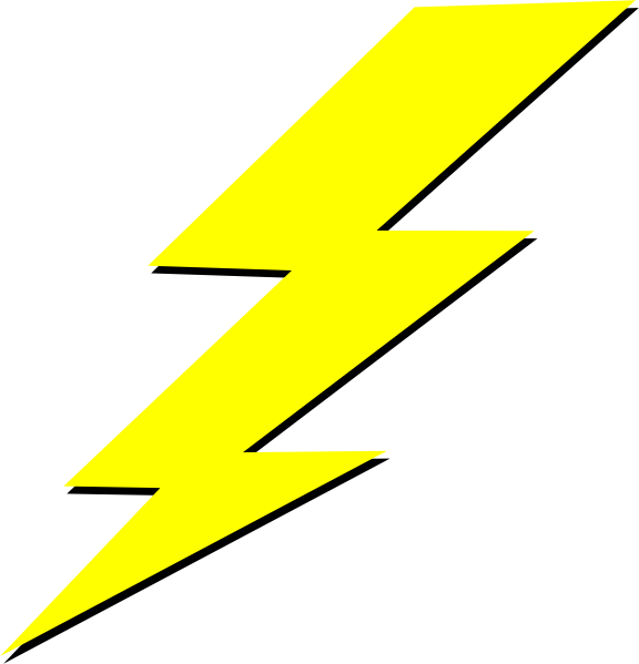 Lightning Bolt Clip Art - vector clip art online ...