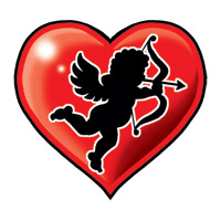Valentines' Temporary Tattoo | Cupid Heart Temporary Tattoo by ...