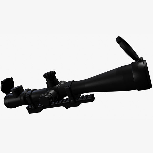 3d max sniper rifle scope