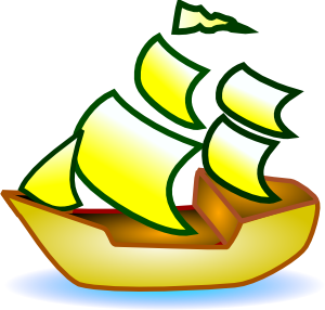 Free Boat Clip Art is Sailing Away