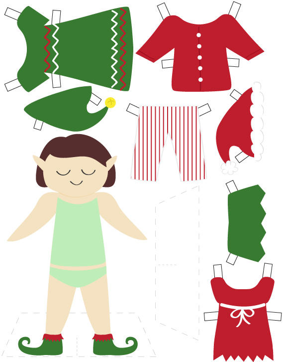 paper doll clipart free - photo #44
