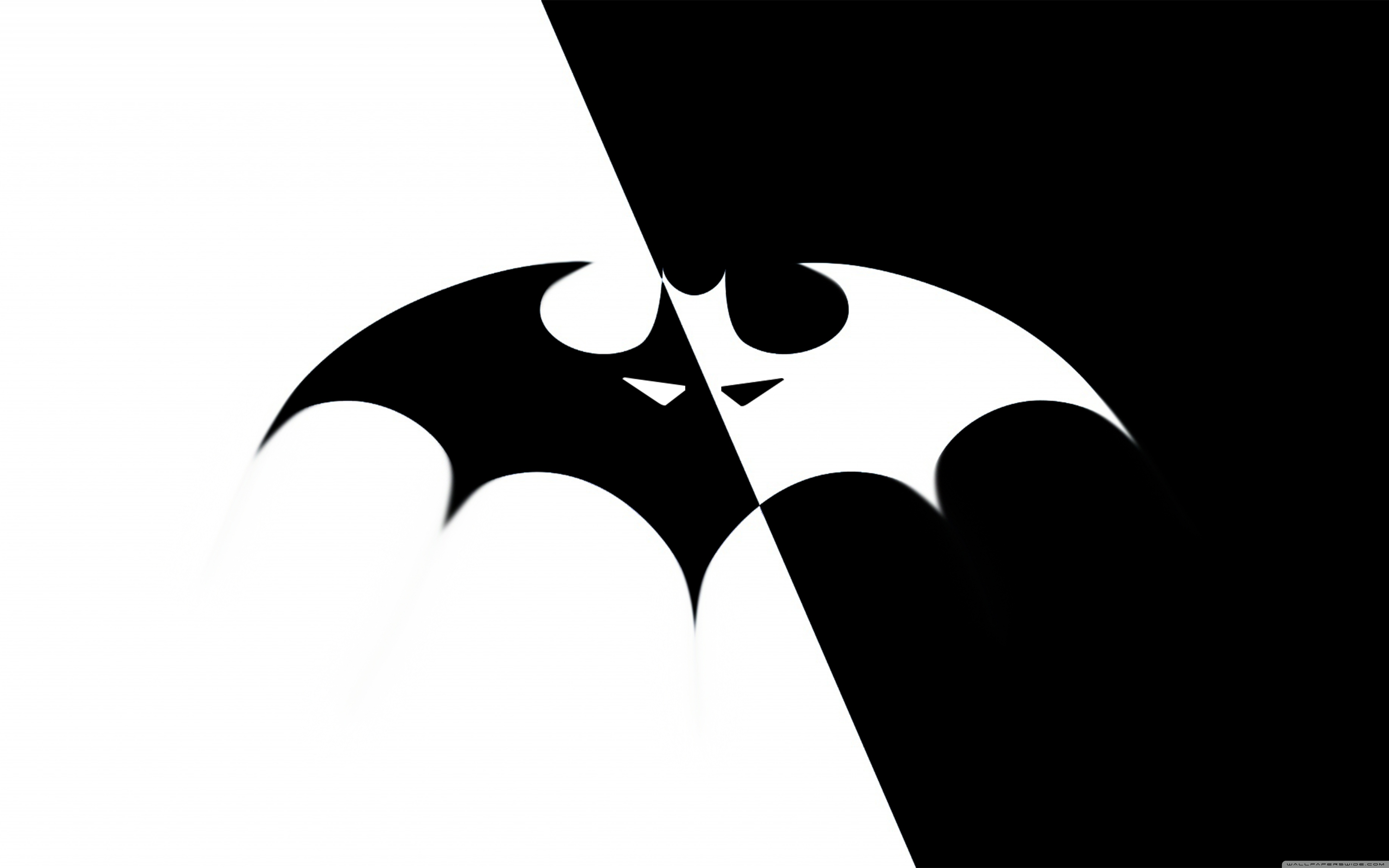 Black And White Batman Logo Black and white logo batman