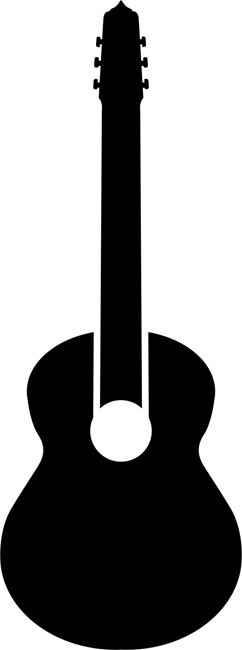 Acoustic Musical Instrument Stencils - stencilease.