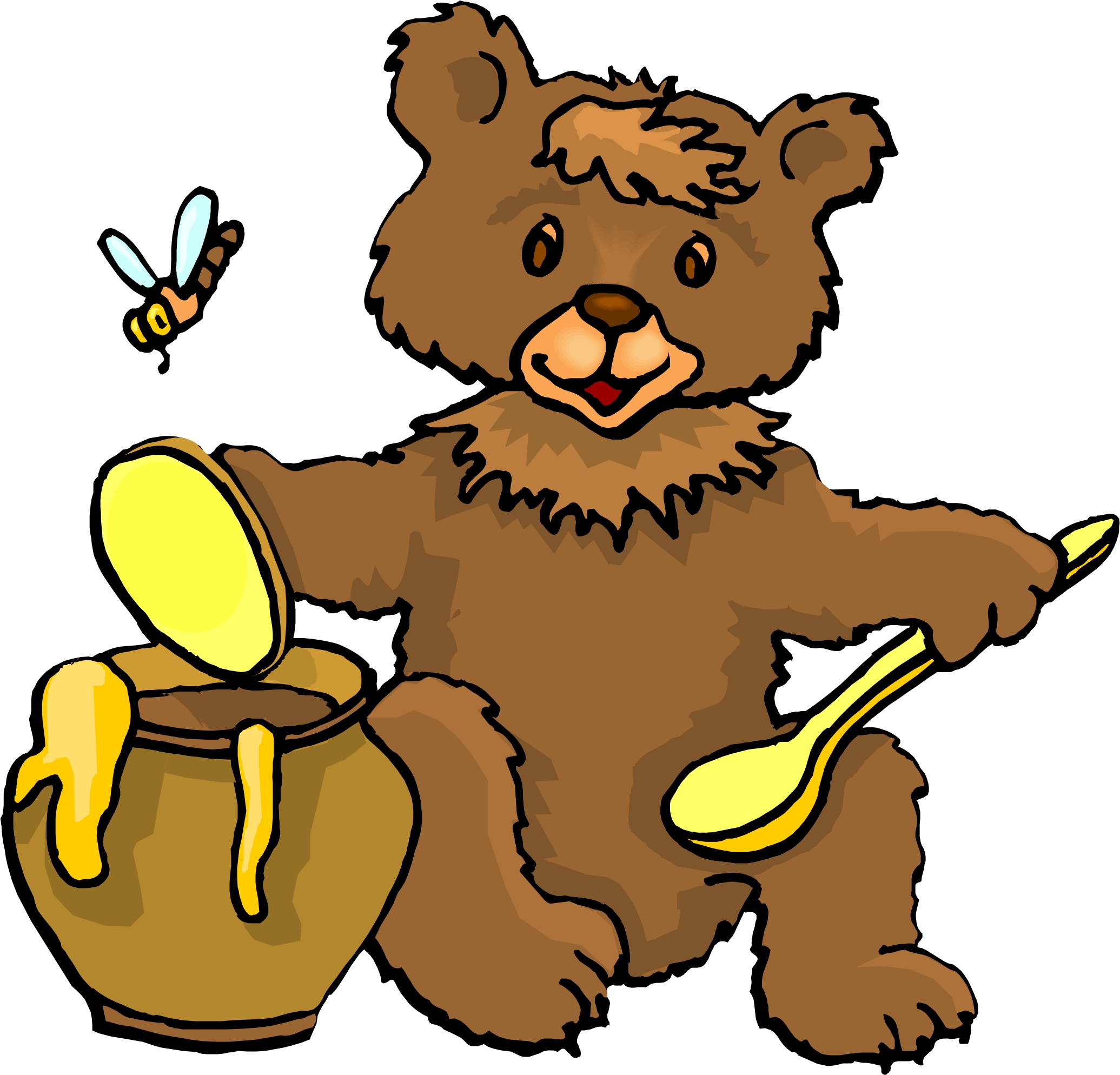 honey bear clipart - photo #1