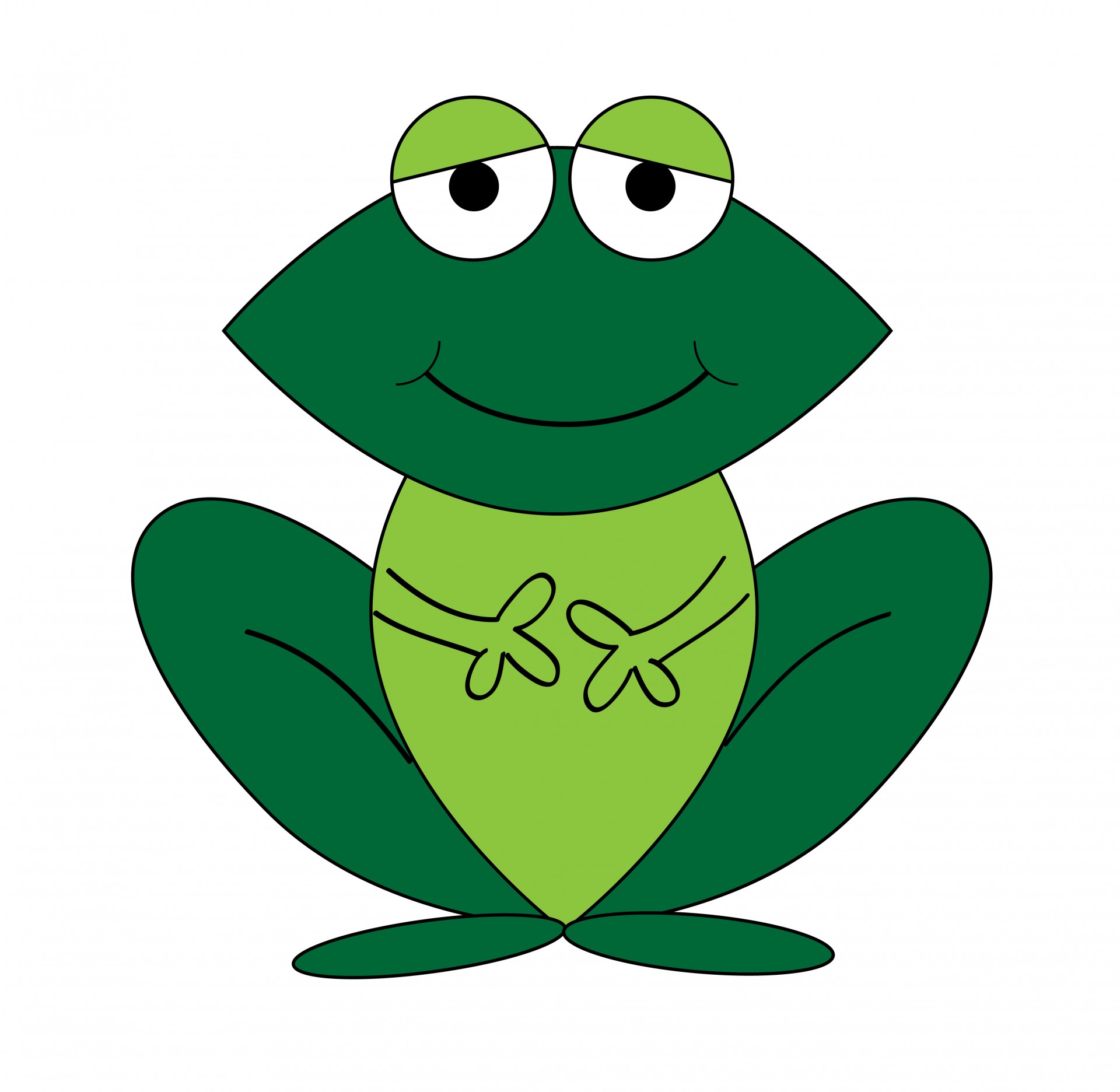 Frog Cartoon Clipart Free Stock Photo - Public Domain Pictures
