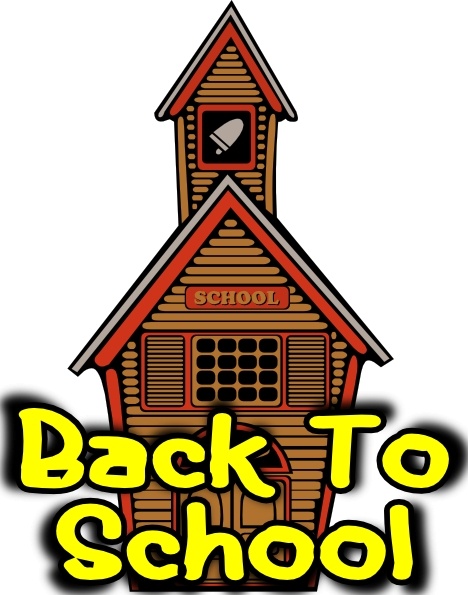 Back To School clip art Free vector in Open office drawing svg ...
