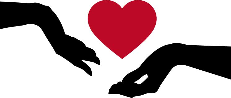 Helping hands clipart