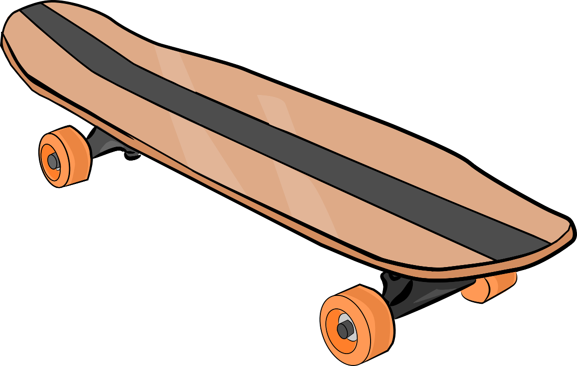 Skateboard Cartoon Clipart