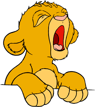 Baby lion clipart free
