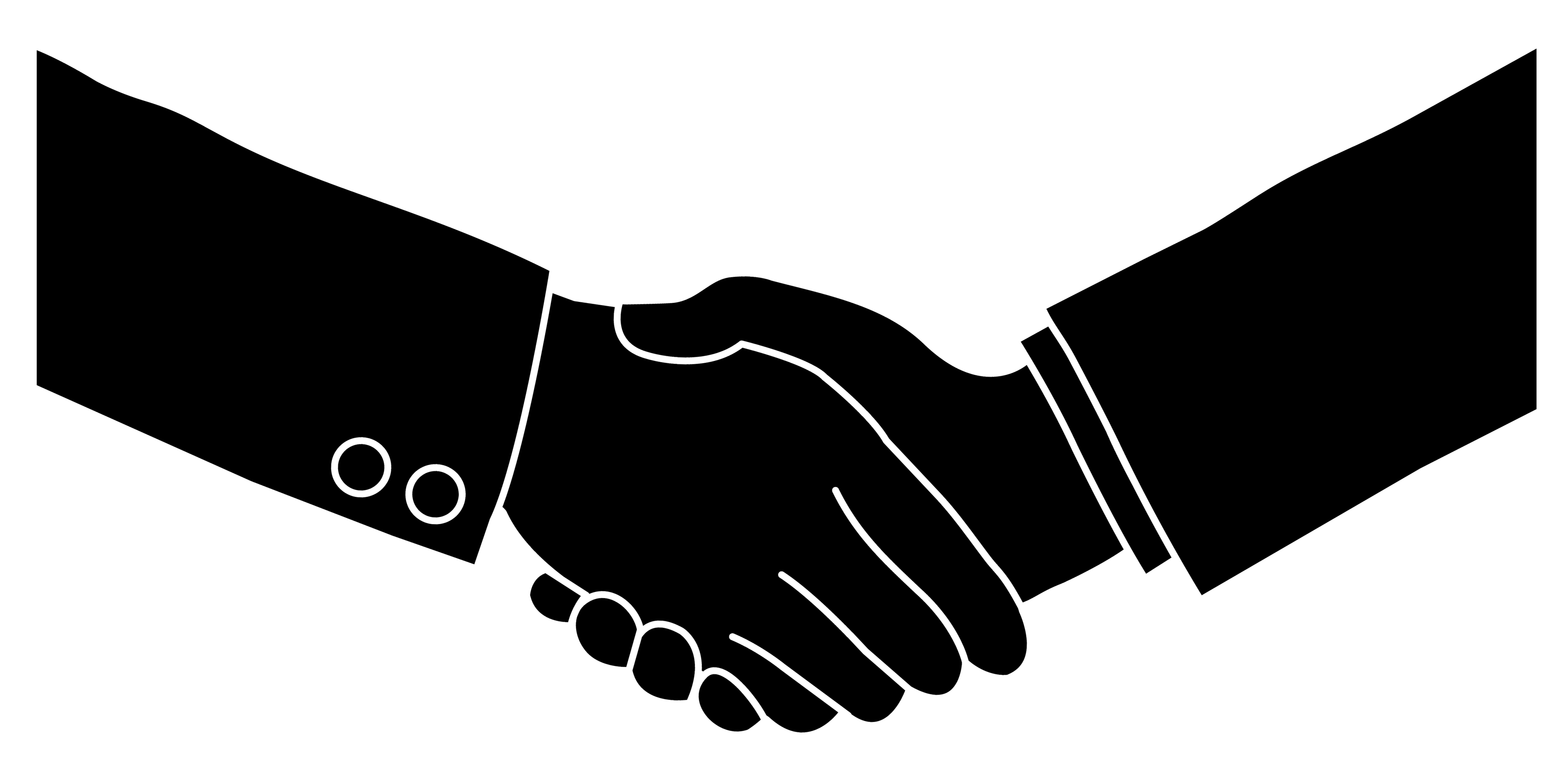 Hand Shake Clipart - Tumundografico