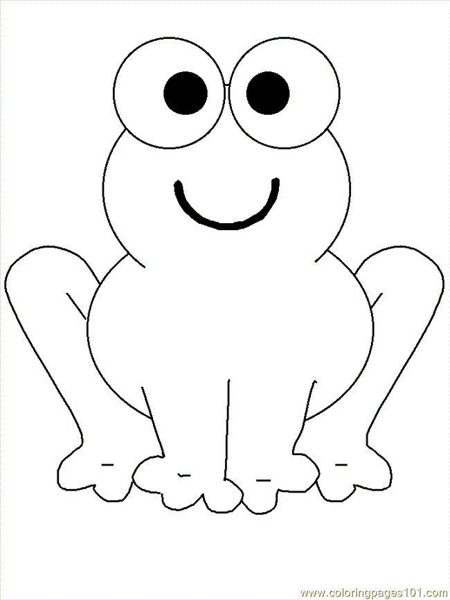 Cartoon Frog Coloring Pages - AZ Coloring Pages