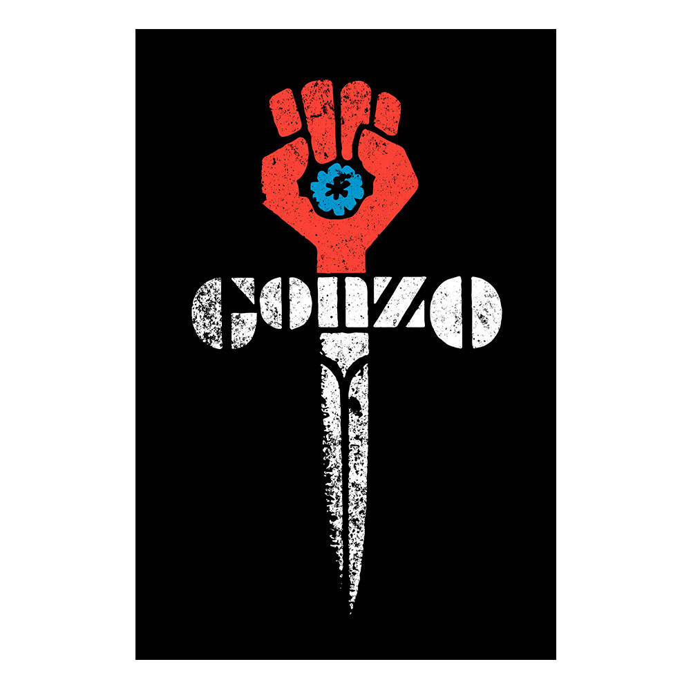 Gonzo Journalism Fist Poster - Liberty Maniacs