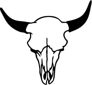 Cow skull clip art