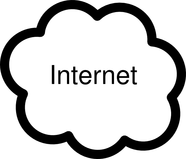 Internet Cloud Icon Clipart
