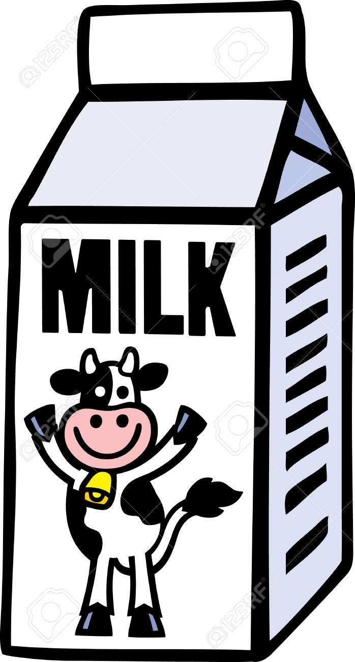 Free clipart of milk carton