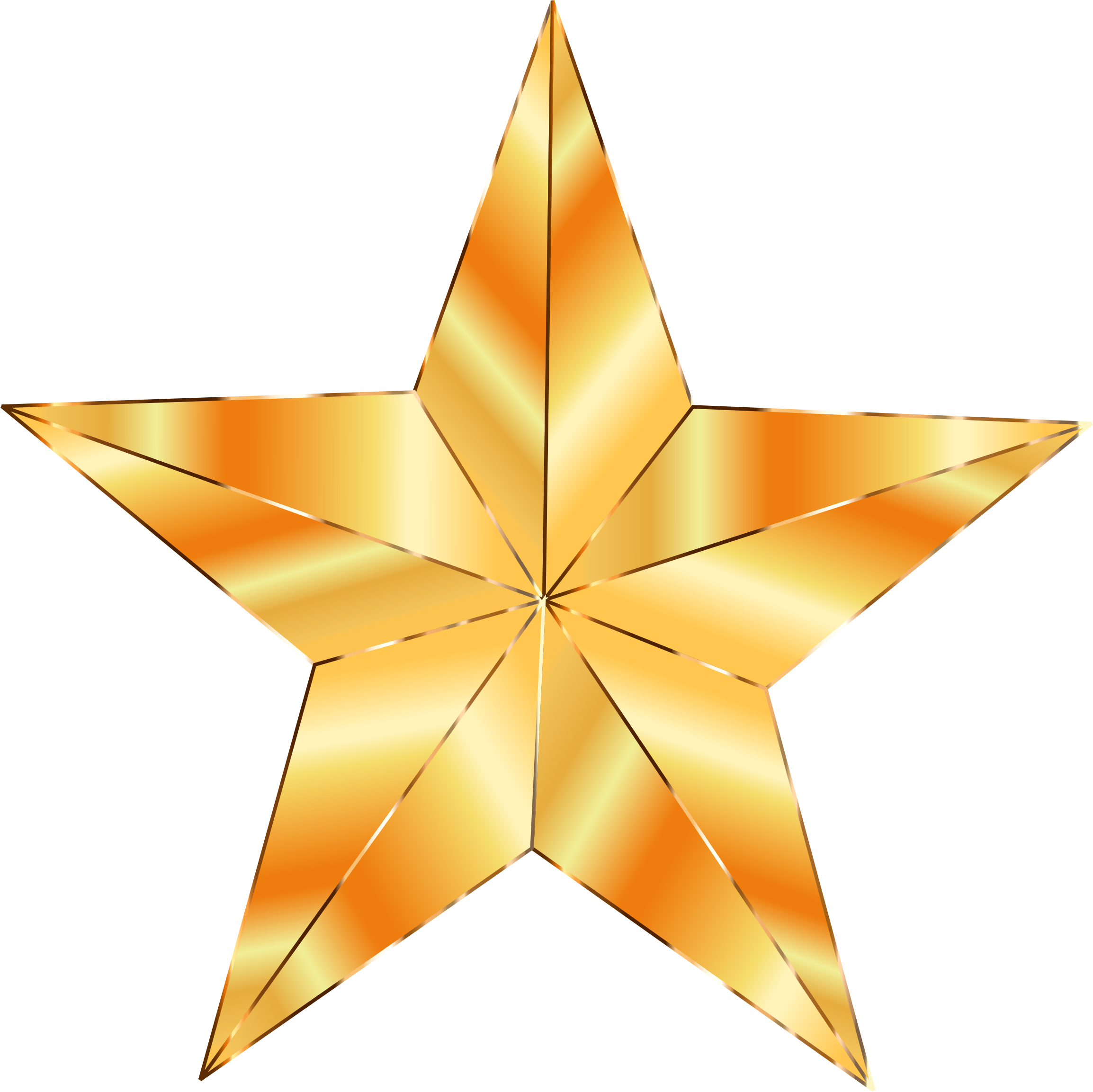 Clipart - Golden Star